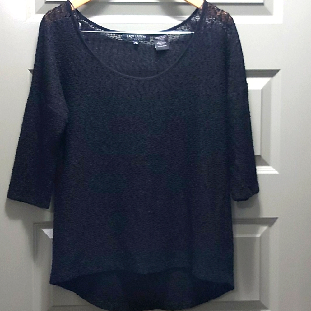 Lady Dutch High Society knit 3/4 sleeve top